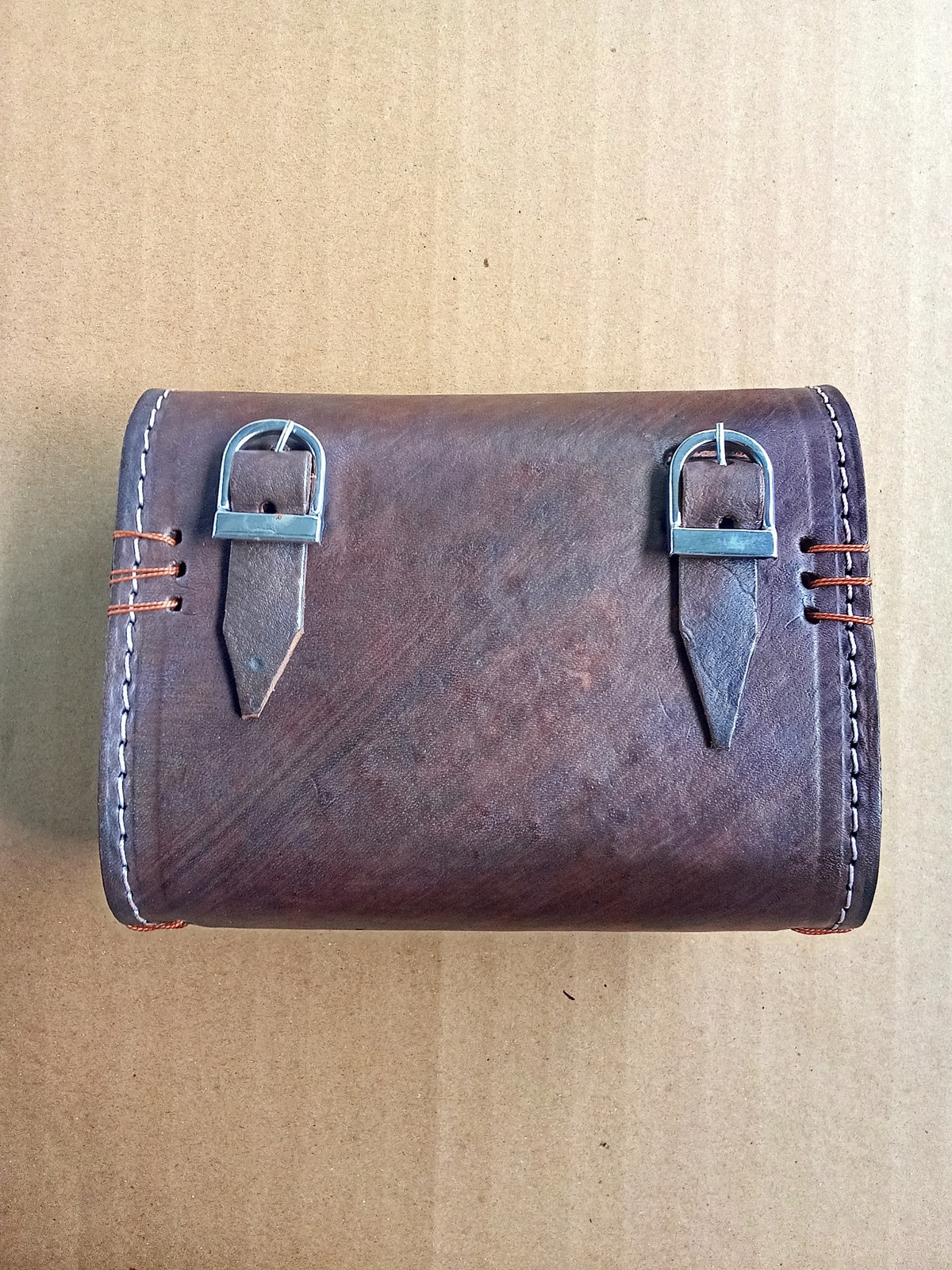 Bicycle Tool Bag Bike Pouch VALUAS Brown handmade Fit Vintage bike and modern (Free shipping) vintage_bike_store