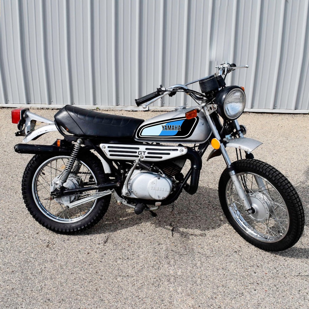 Sticker Decal GT80 GT 80 1978 Mini Trail Grey side cover tank (Free shipping) vintage_bike_store