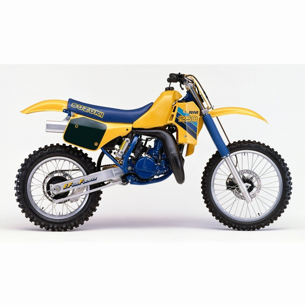 Sticker Decal RM250 RM 250 1986 side cover tank (Free shipping) vintage_bike_store