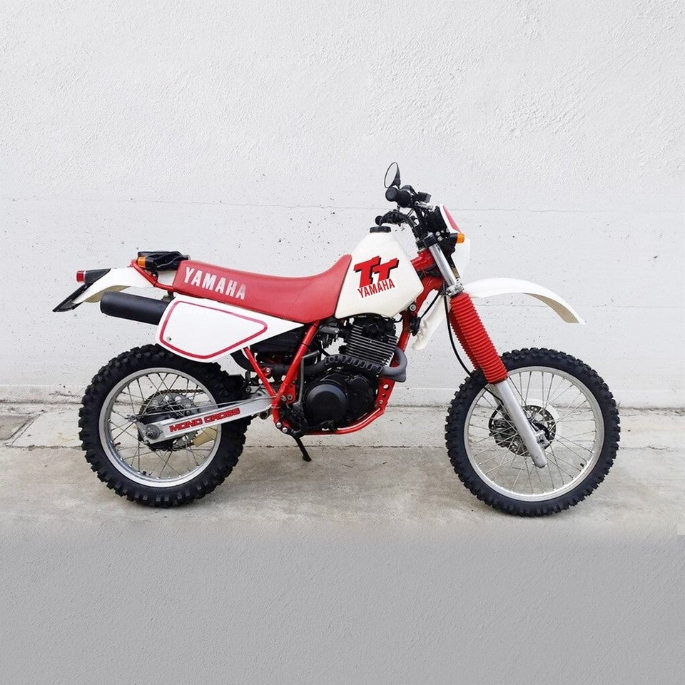 Sticker Decal TT 1988 1990 side cover tank (Free shipping) vintage_bike_store
