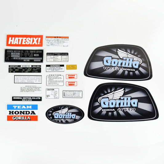 Sticker Decal HondamGorilla Z50 Japan side cover tank vintage_bike_store