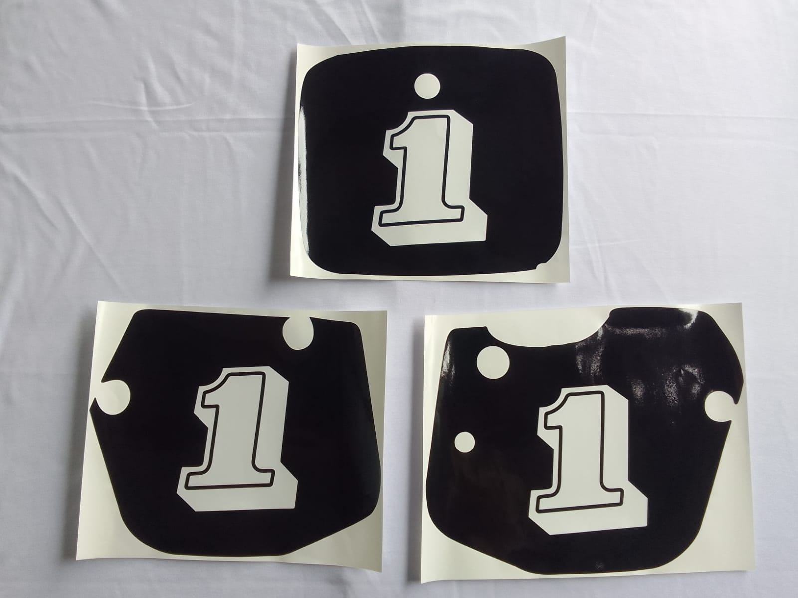 Sticker decal Yamaha dirt bike graphics YZ490 1985 1984 BLACK Showing Complete plates – vintage_bike_store