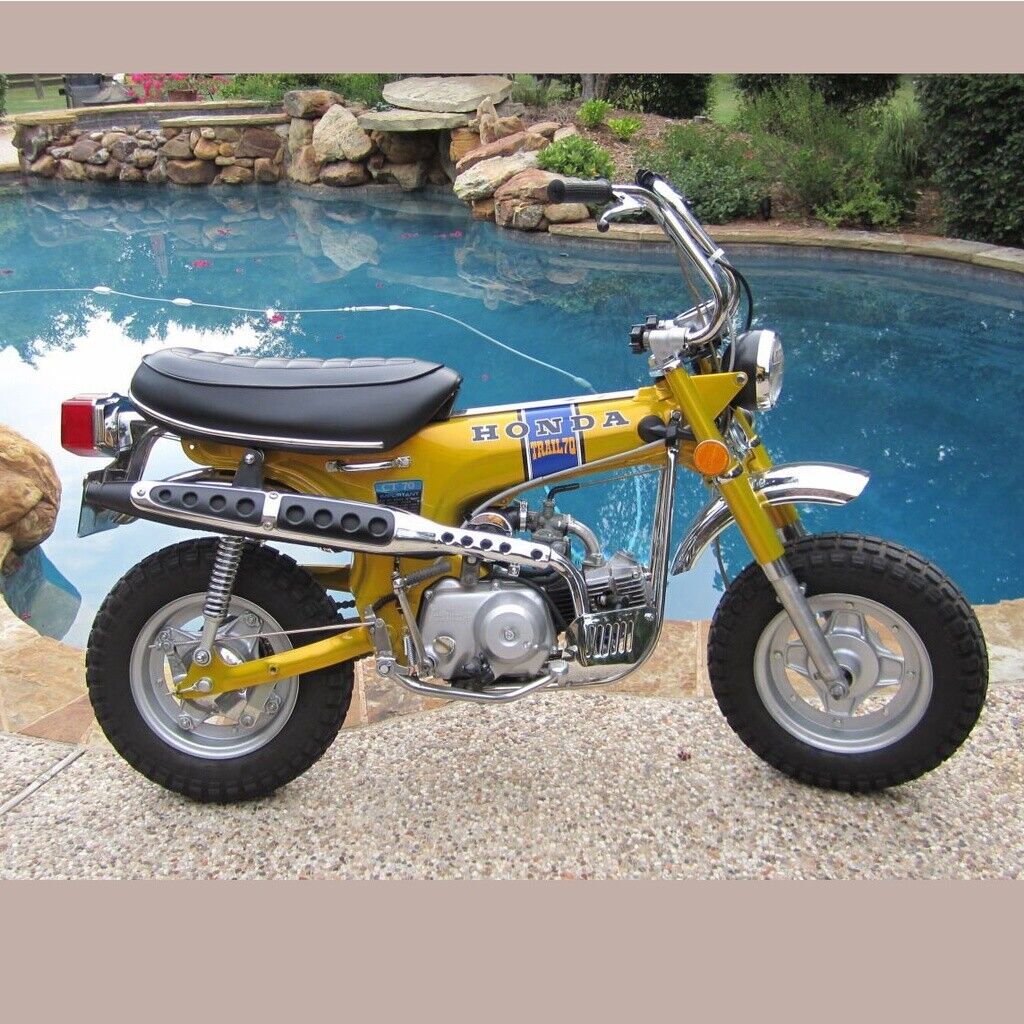 Sticker Decal Dax ST 70 Trail CT70K side cover tank (Free shipping) vintage_bike_store