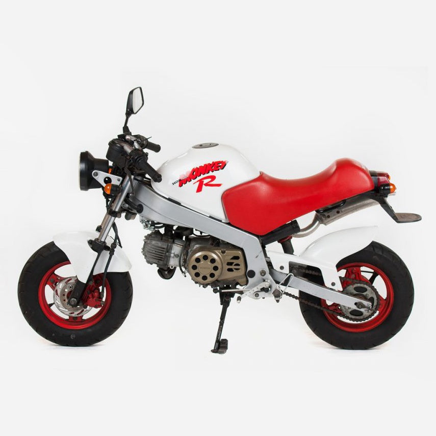 Sticker Decal Honda Monkey R Z50 ZB White side cover tank vintage_bike_store