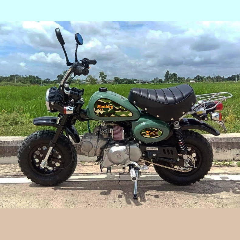 Sticker Decal Z50 Monkey Camo side cover tank (Free shipping) vintage_bike_store