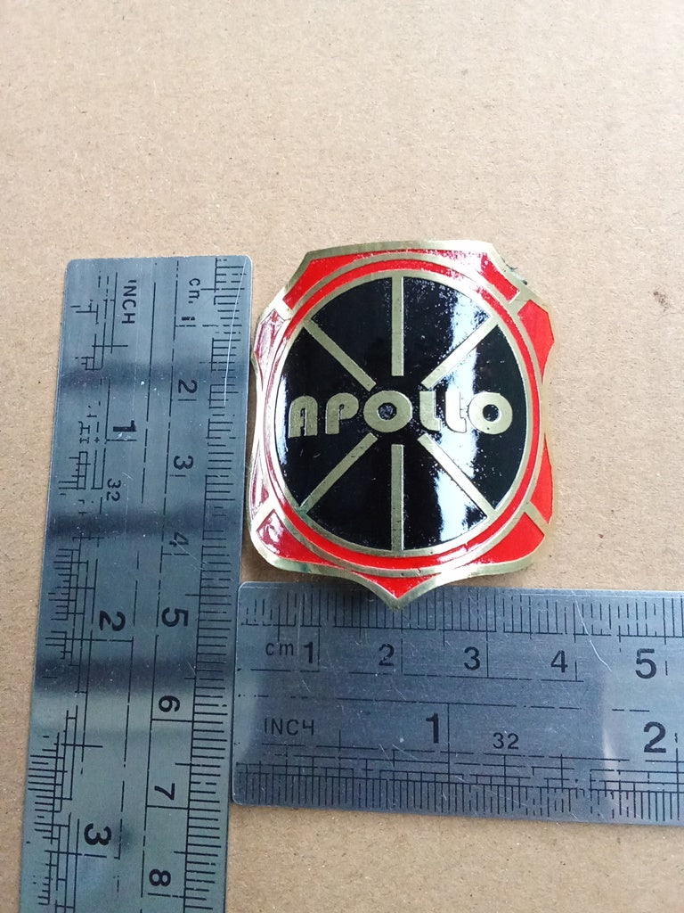 APOLLO bicycle Head Badge Emblem For Vintage Bicycles vintage_bike_store