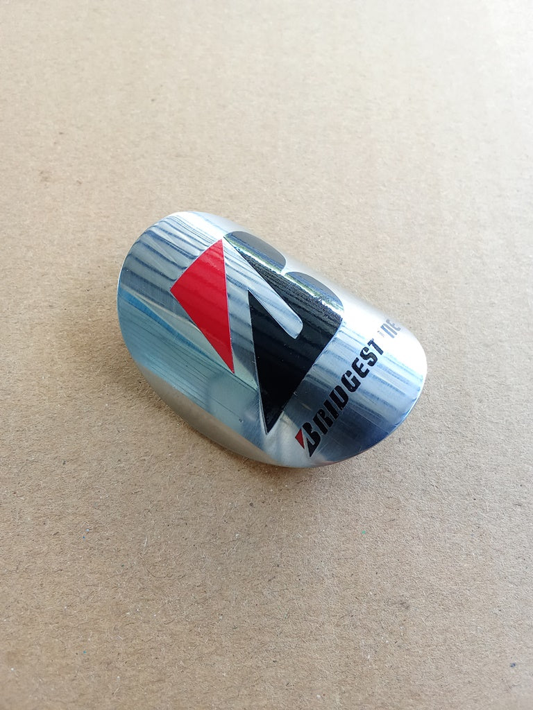 BRIDGESTONE head tube badge emblem for bicycles restoration NOS (Free shipping) vintage_bike_store