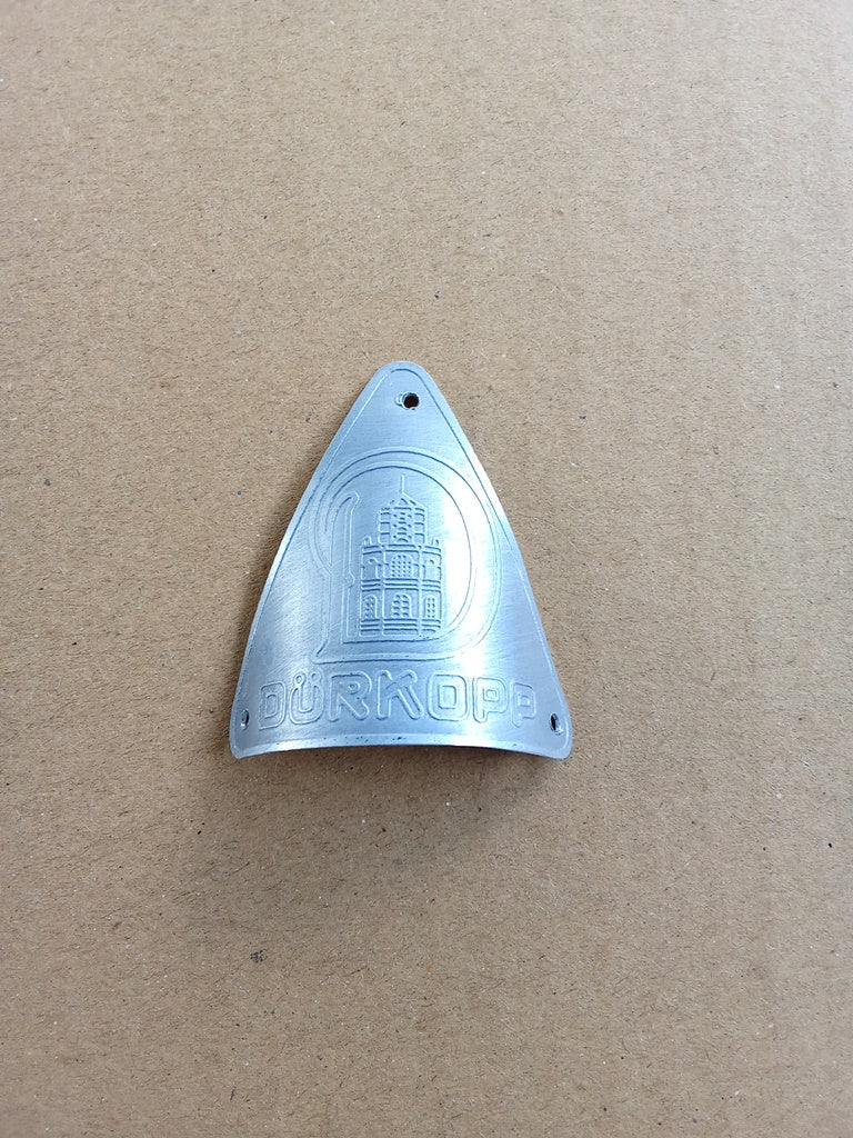 DURKOPP Aluminum head badge emblem for vintage bicycle vintage_bike_store
