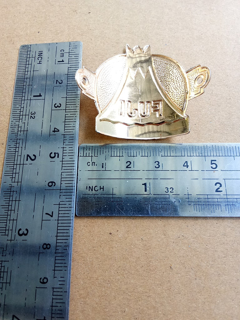 FUJI Japan head badge emblem for vintage bicycle NOS vintage_bike_store