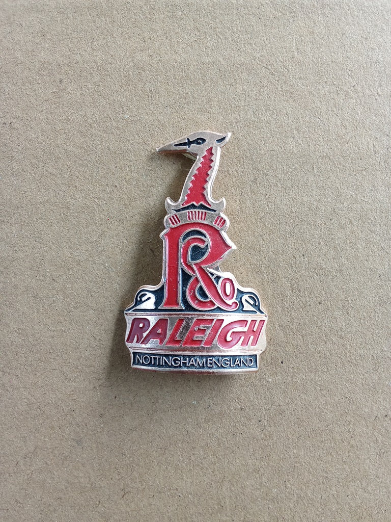 RALEIGH Nottingham England Head Badge Emblem For most Bicycle vintage_bike_store