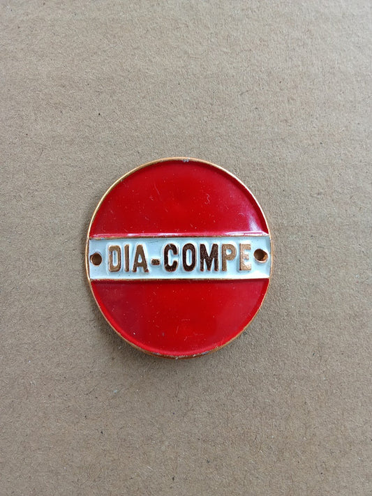 DIA COMPE Head Badge Emblem Vintage Bicycle Logo NOS (Free shipping) vintage_bike_store
