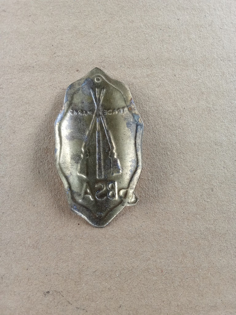 BSA Brass head tube badge emblem for bicycles restoration NOS vintage_bike_store