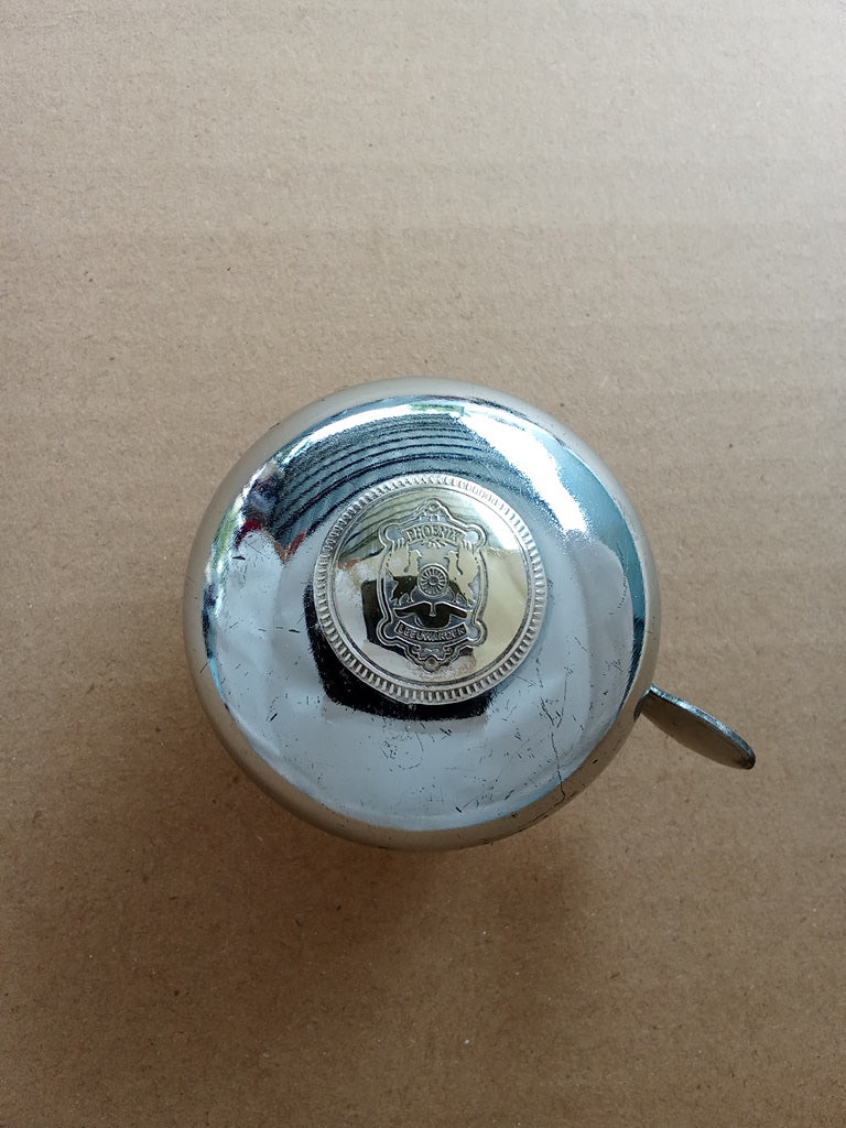Bicycle Bell PHOENIX SILVER For Vintage Bicycle vintage_bike_store