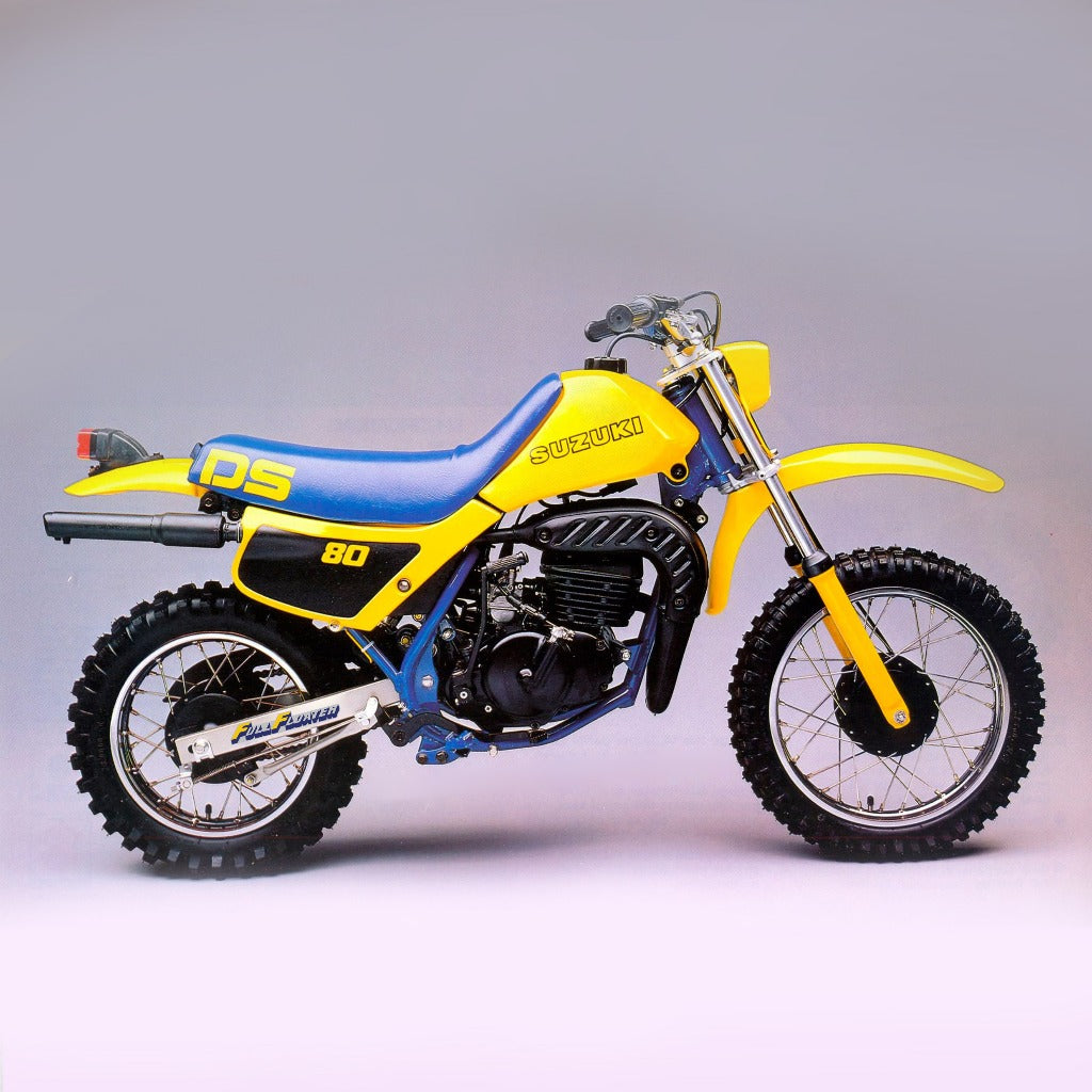 Sticker Decal DS 80 1983 side cover tank (Free shipping) vintage_bike_store