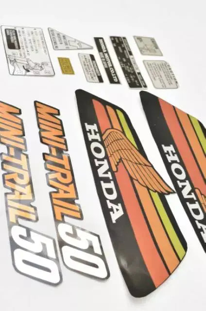 Sticker Decal Z50 minitrail 1978 side fuel cover tank vintage_bike_store