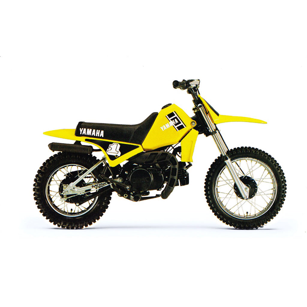 Sticker Decal PW 80 1983 side cover tank (Free shipping) vintage_bike_store