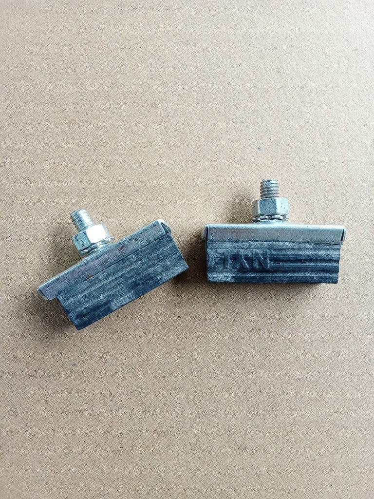2 Pcs MITASU BRAKE pad Rubber For Vintage Bicycle Raleigh Rudge Humber BSA NOS vintage_bike_store