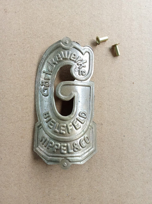 GORICKE Brass Emblem Head Badge For Vintage Bicycle vintage_bike_store