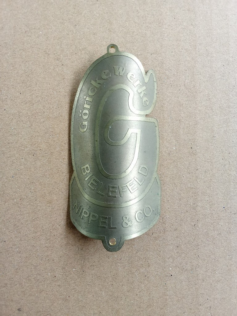 GORICKE Etched Emblem Head Badge For Vintage Bicycle(Free shipping) vintage_bike_store