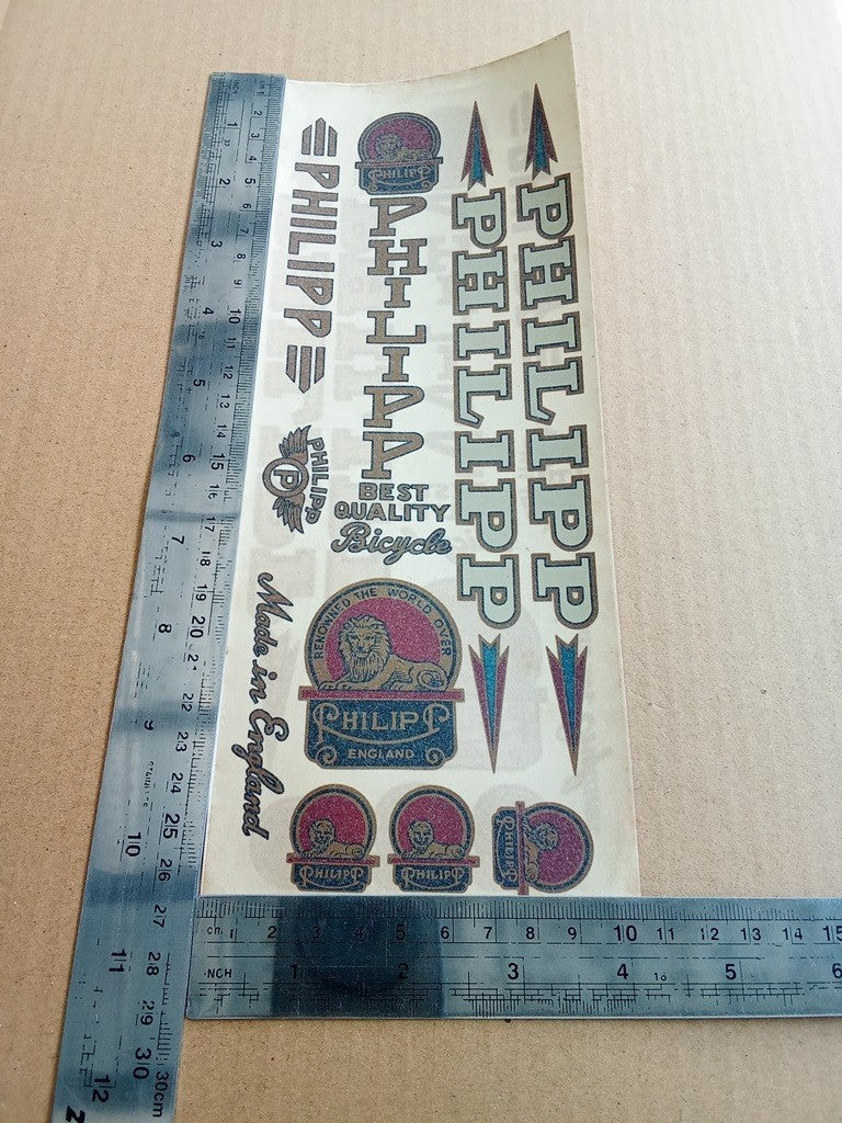 PHILIPP Transfer Decal Sticker For Philipp Vintage Bicycle NOS (free shipping) vintage_bike_store