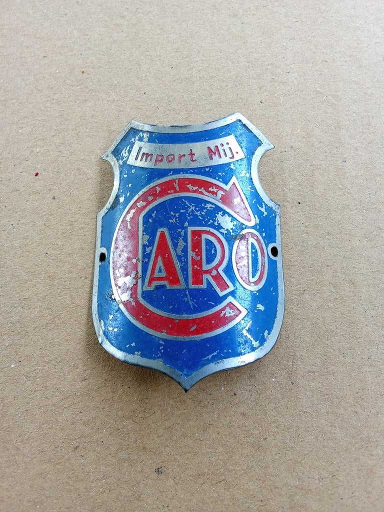 CARO IMPORT MIJ Emblem Head Badge For Caro Vintage Bicycle NOS vintage_bike_store