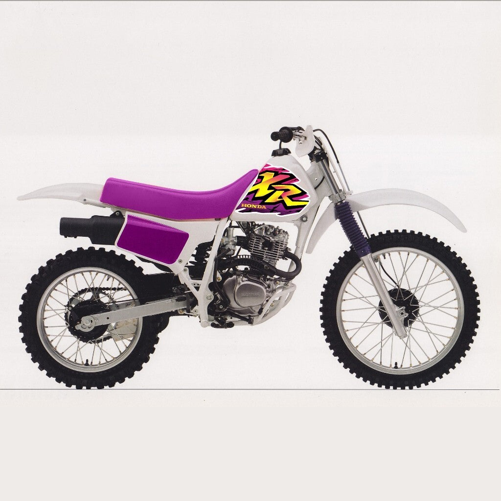 Sticker Decal XR 1996 Purple side cover tank (Free shipping) vintage_bike_store
