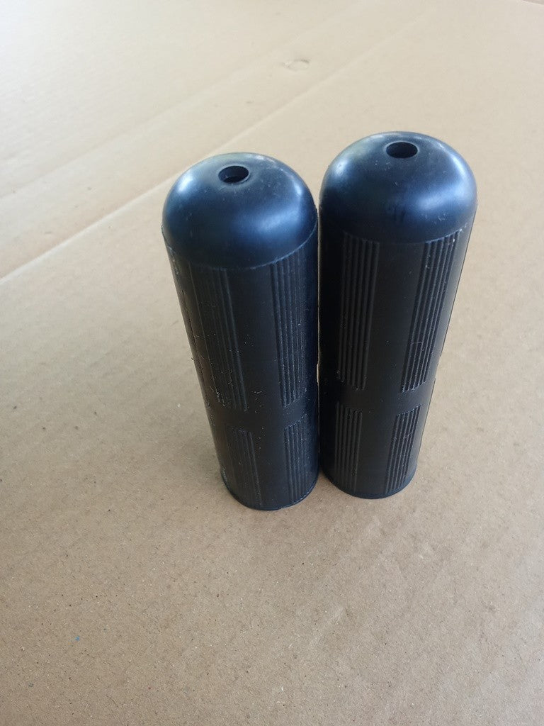 1 Pair Tricycle Mini Bicycle Handlebar Grips Black Color 3.3" length Japan NOS (free shipping) vintage_bike_store