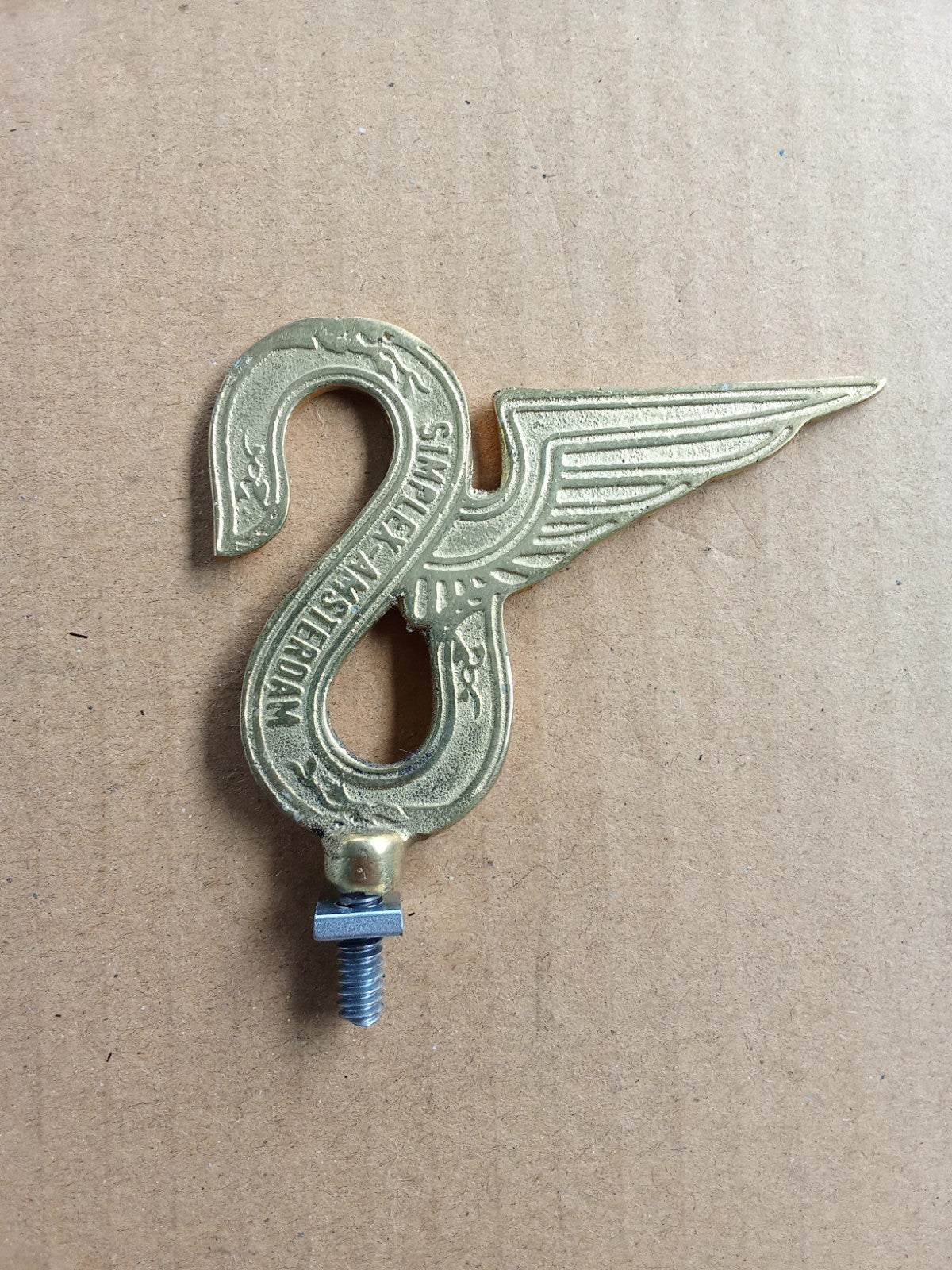 S Bicycle Motorbike Front Mudguard Fender Badge Brass For SIMPLEX vintage bike vintage_bike_store