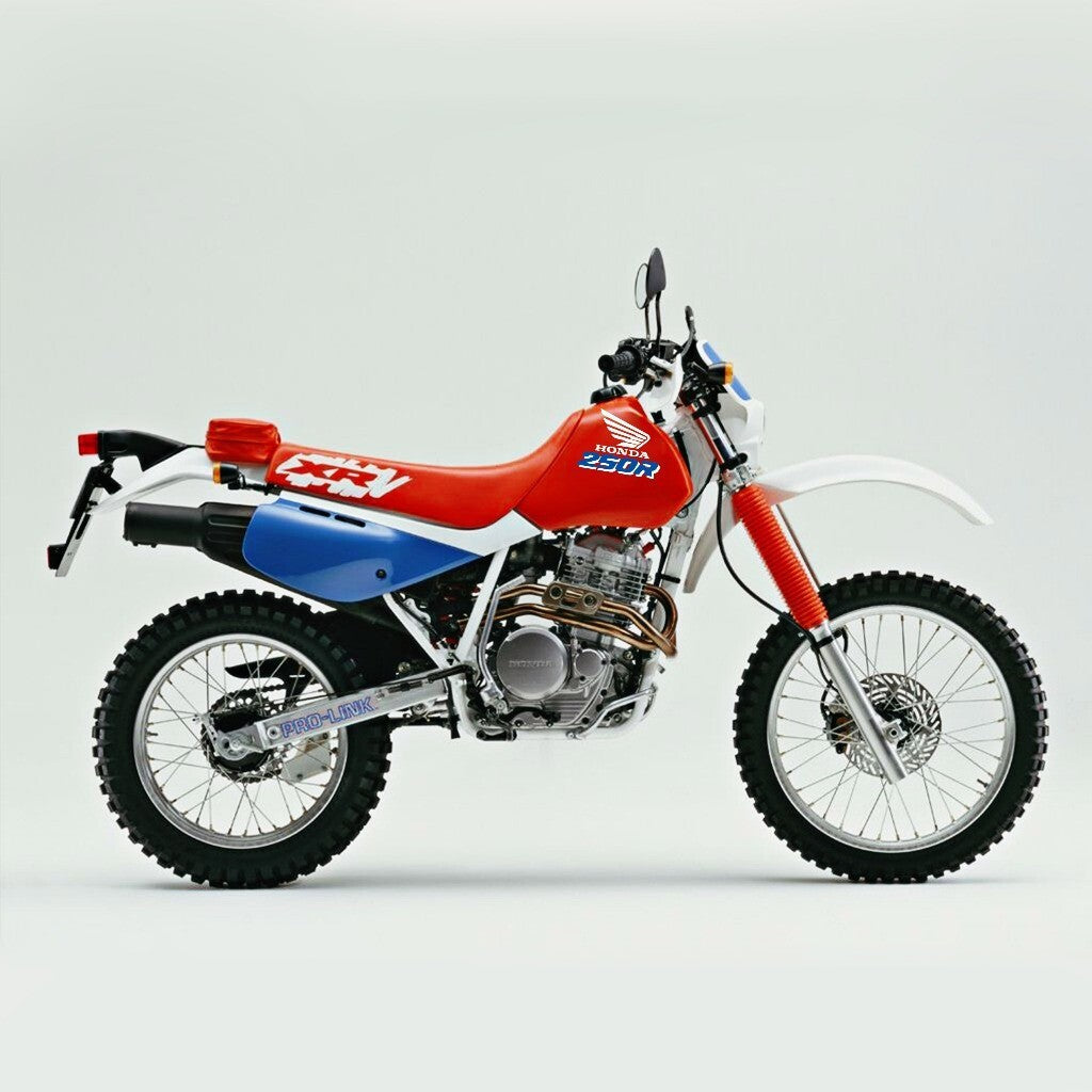 Sticker Decal XR250 1990 side cover tank (Free shipping) vintage_bike_store