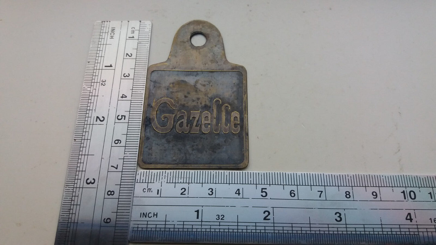 For Handlebar stem emblem GAZELLE Emblem Badge For Vintage Bicycle vintage_bike_store