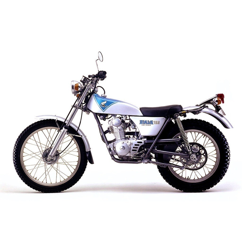 Sticker Decal TL 125 Dials 1972 Red side cover tank (Free shipping) vintage_bike_store