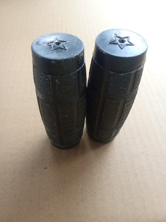 1 Pair Bicycle Handlebar Grips Black STARS 3" length for tricycle bicycle vintage_bike_store