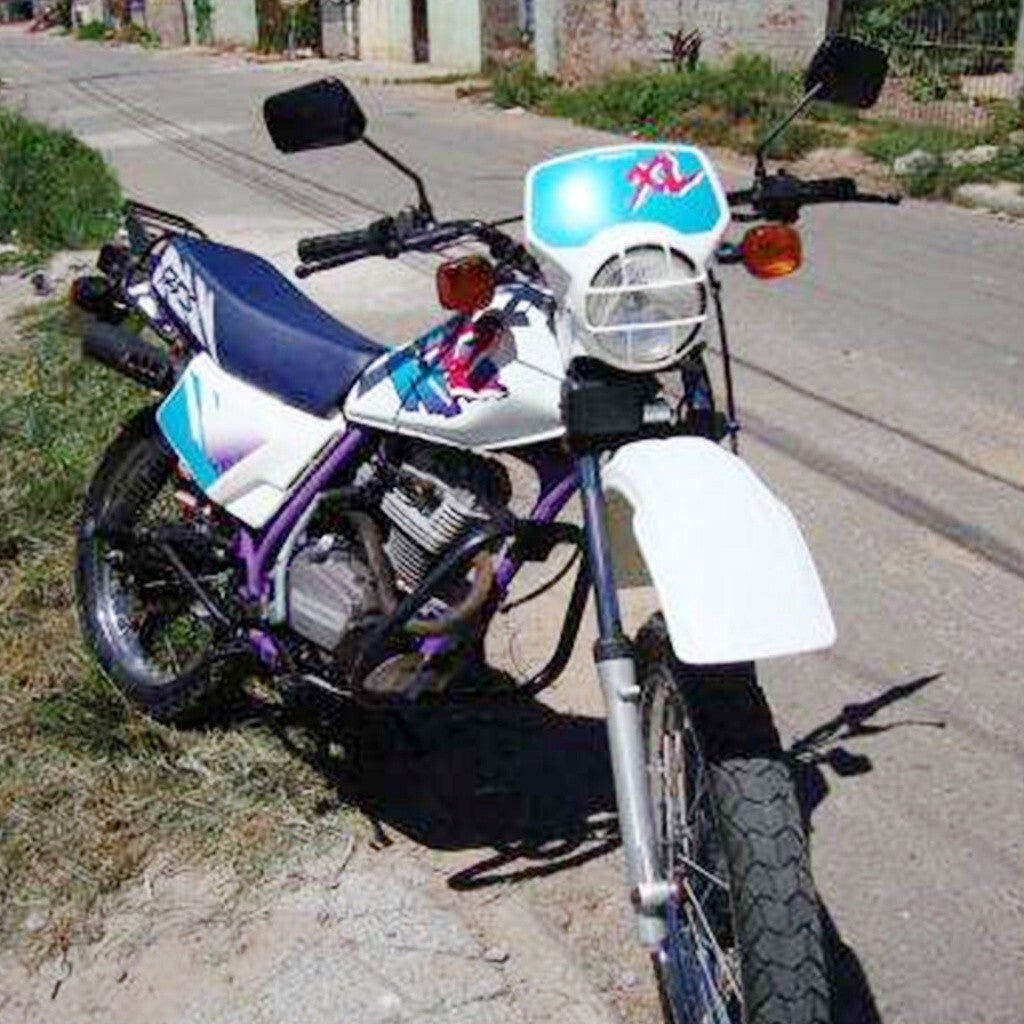 Sticker Decal Xl 185 xl 125 Brasil 1996 Blue Brasil Versi side cover tank (Free shipping) vintage_bike_store