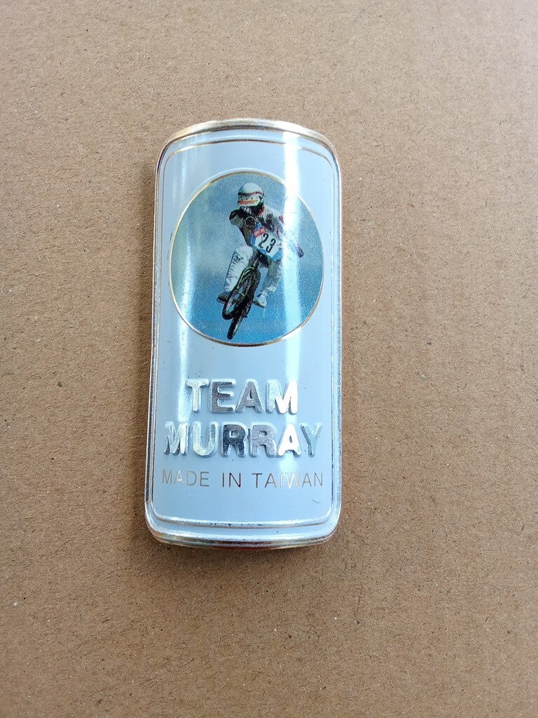 TEAM MURRAY Emblem Head Badge For Racing Vintage Bicycle NOS vintage_bike_store
