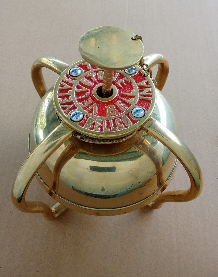 Buggy bell sweet chimes tones horse carriage brass bell ding ding sound vintage_bike_store
