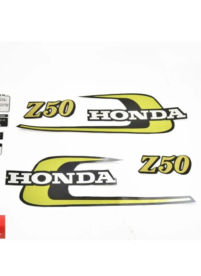 Sticker Decal Z50 1974 side cover tank (Free shipping) vintage_bike_store