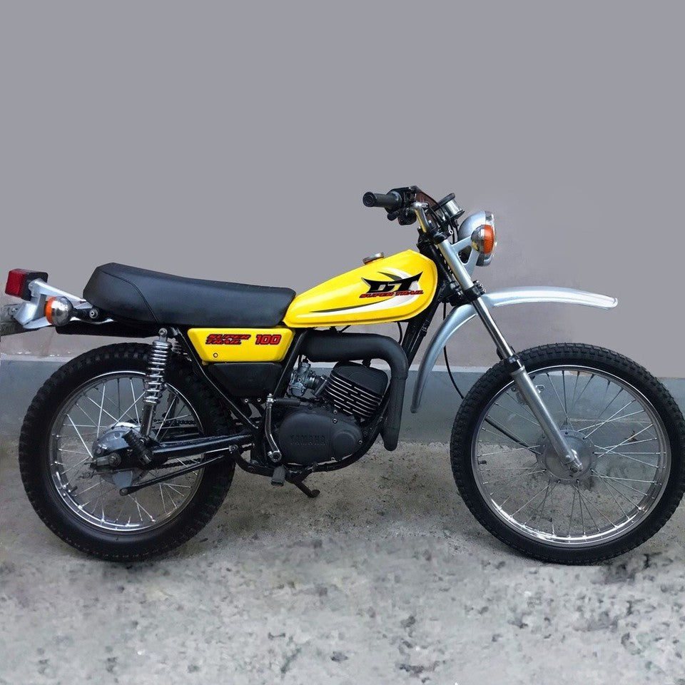 Sticker Decal DT100 Brazil version side cover tank (Free shipping) vintage_bike_store